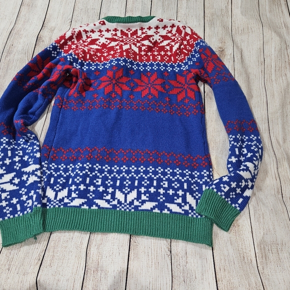 Jolly Sweater Mens Santa ugly Christmas sweater size small - Picture 6 of 6